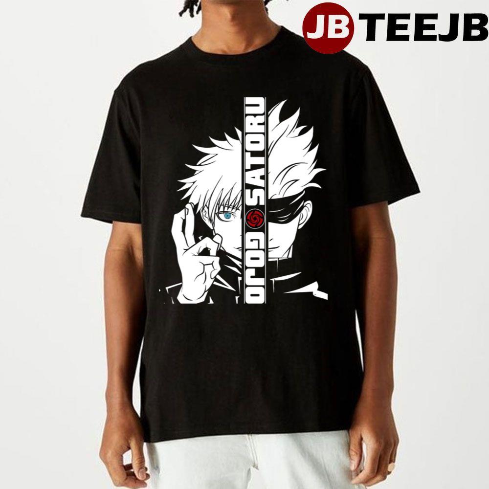 White Satoru Gojo Jujutsu Kaisen TeeJB Unisex T-Shirt