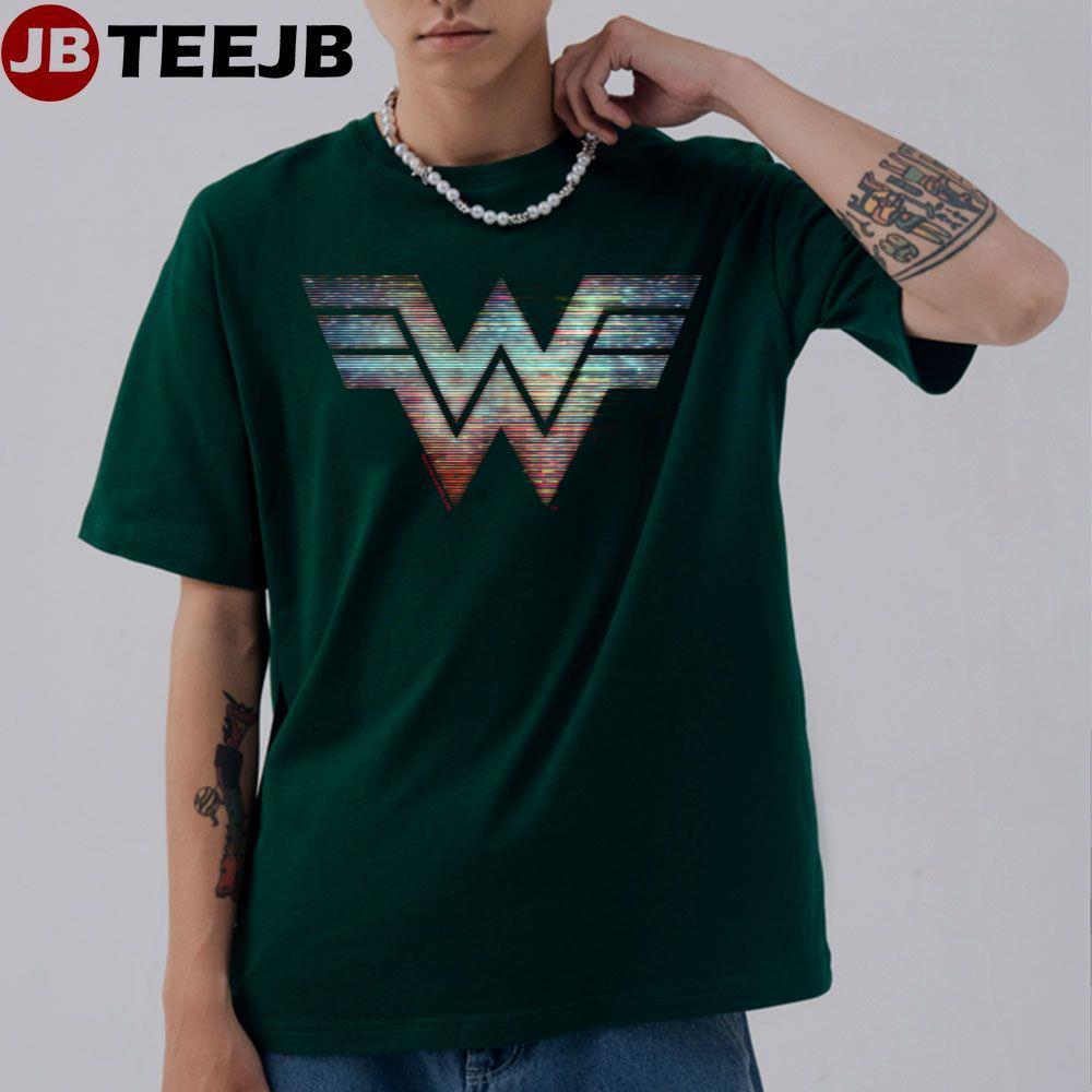 Wonder Woman Tv Static Logo TeeJB Unisex T-Shirt