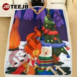 Adventure Time Christmas 10 Blanket