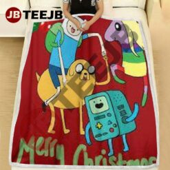 Adventure Time Christmas 16 Blanket