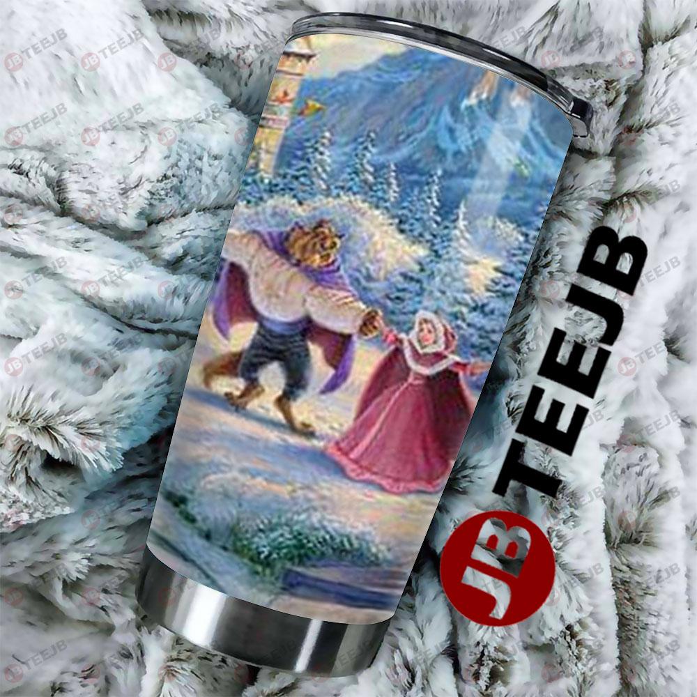 Art Beauty And The Beast The Enchanted Christmas 1 Tumbler