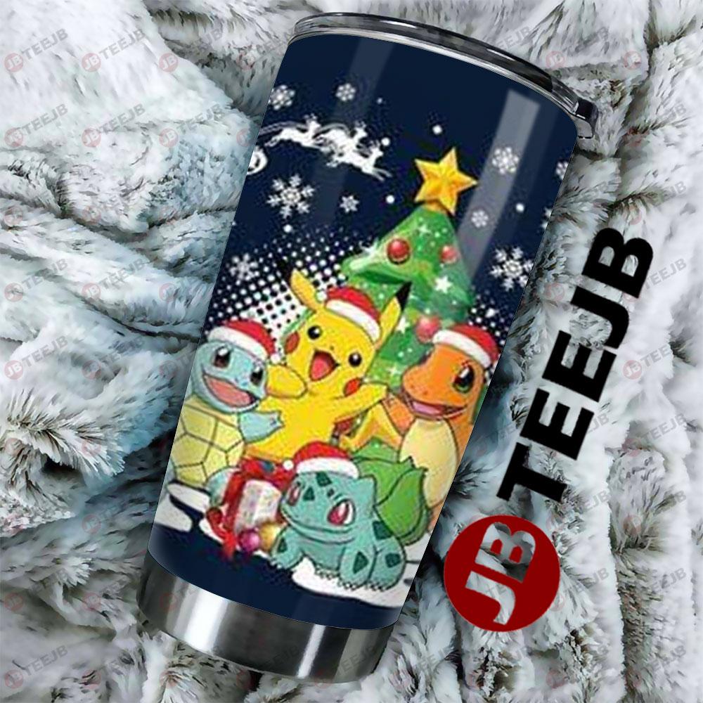 Art Pokémon Christmas 02 Tumbler