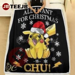 Art Pokémon Christmas 04 Blanket