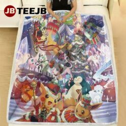 Art Pokémon Christmas 15 Blanket