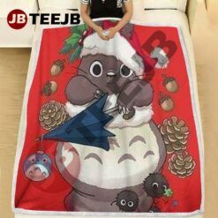 Art Totoro Ghibli Studio Christmas 13 Blanket