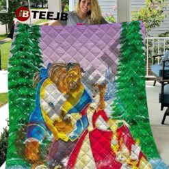 Beauty And The Beast The Enchanted Christmas 1 Quilt