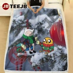 Cute Adventure Time Christmas 2 Blanket