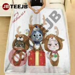 Cute Fairy Tail Anime Christmas 10 Blanket