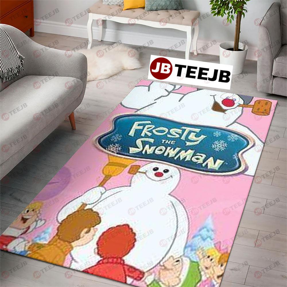 Cute Frosty The Snowman 1 Rug