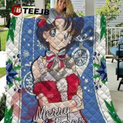 Cute Sailor Moon Christmas 07 Quilt