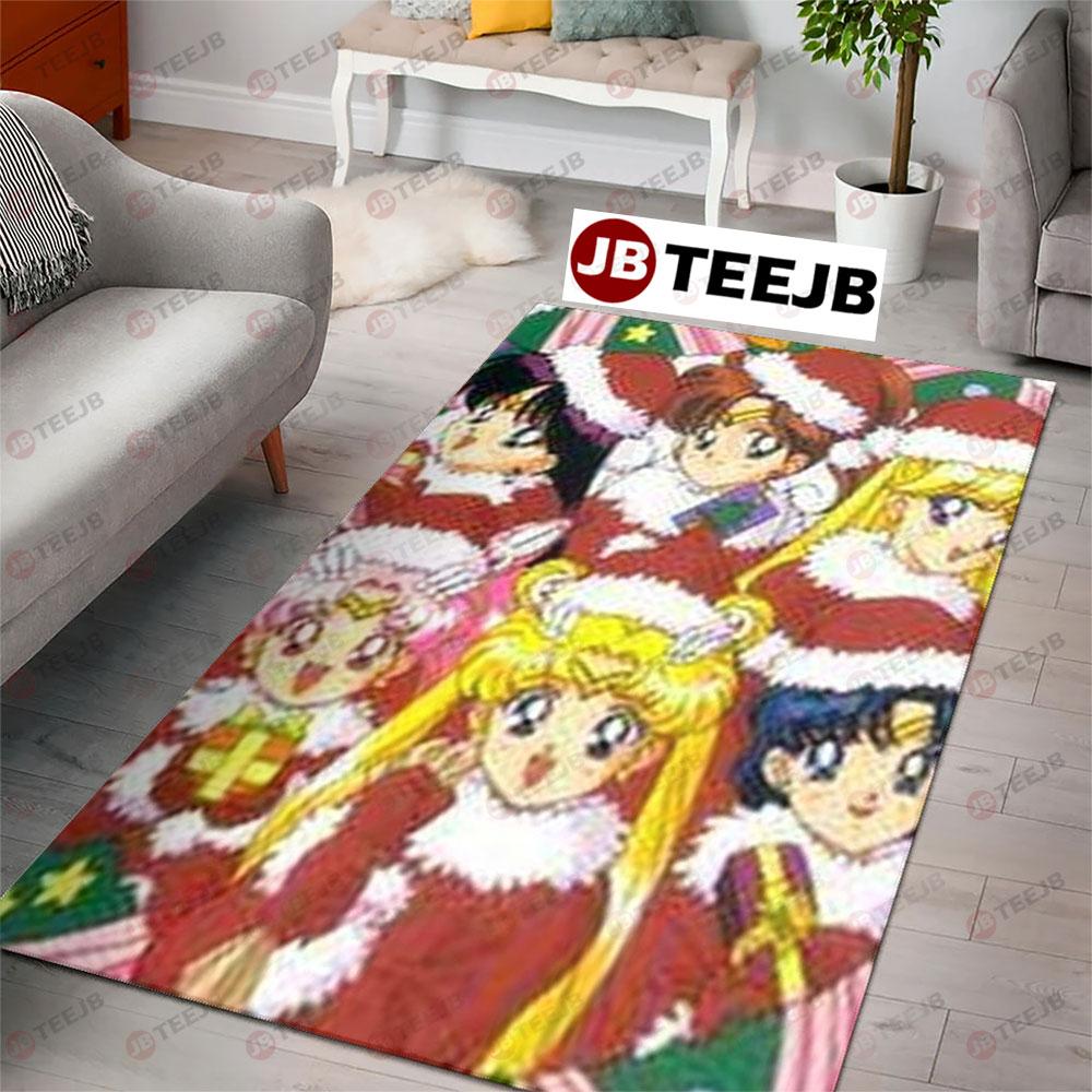 Cute Sailor Moon Christmas 09 Rug
