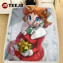 Cute Super Mario Christmas 3 Blanket