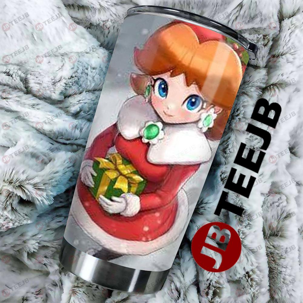 Cute Super Mario Christmas 3 Tumbler