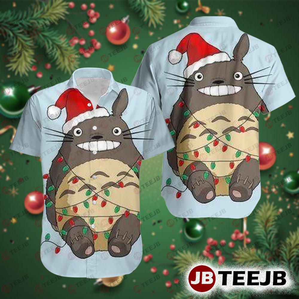 Cute Totoro Ghibli Studio Christmas 3 Hawaii Shirt