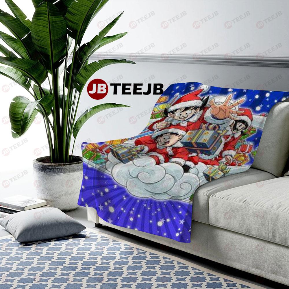 Design Dragon Ball Manga Christmas 1 US Cozy Blanket