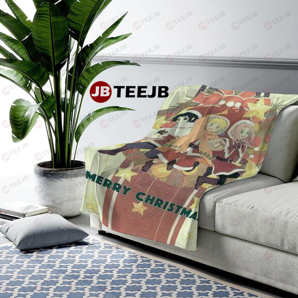 Design Naruto Manga Christmas 09 US Cozy Blanket