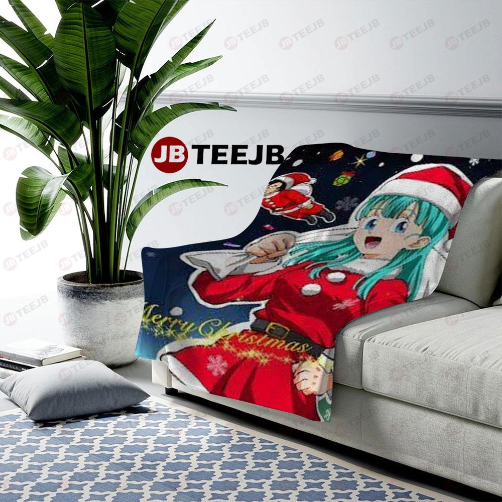 Dragon Ball Manga Christmas 31 US Cozy Blanket