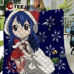 Fairy Tail Anime Christmas 32 Quilt