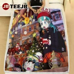 Funny Dragon Ball Manga Christmas 04 Blanket