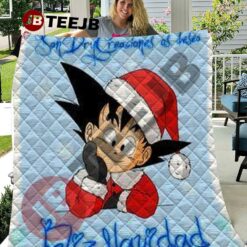 Funny Dragon Ball Manga Christmas 12 Quilt