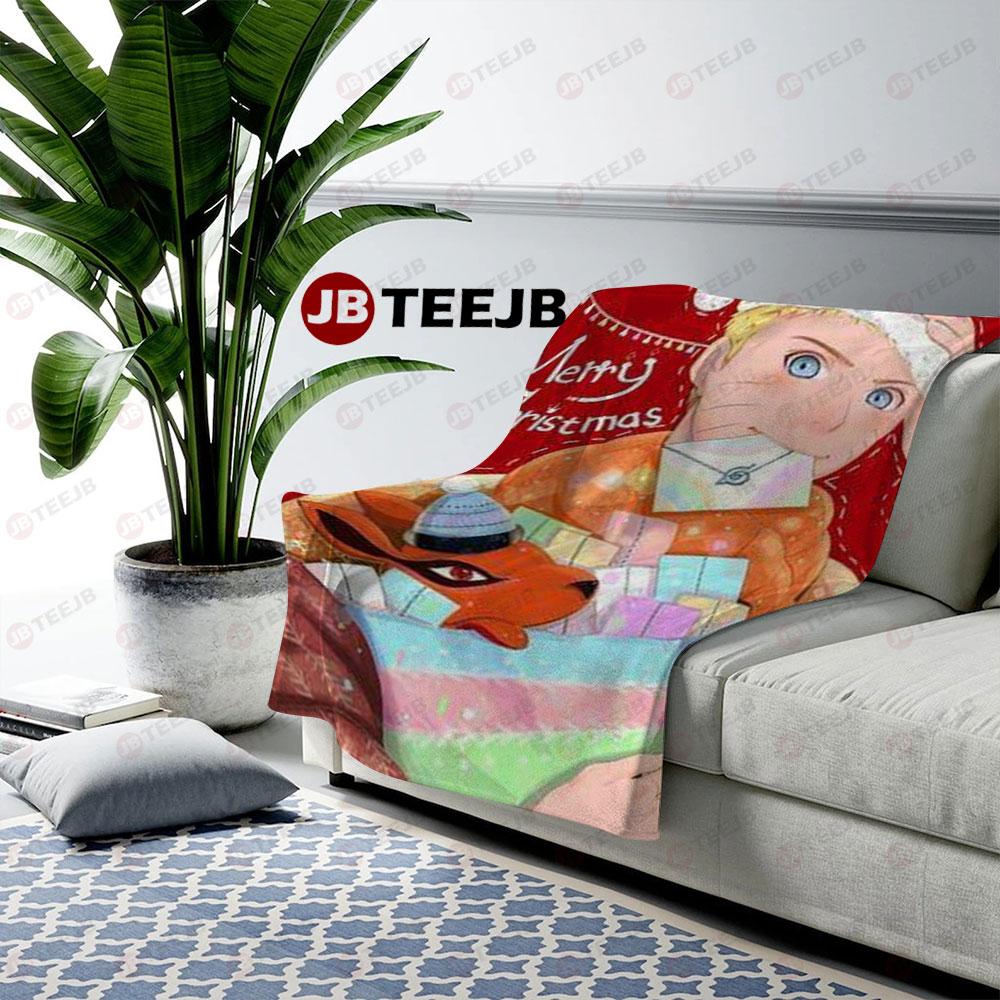 Funny Naruto Manga Christmas 11 US Cozy Blanket