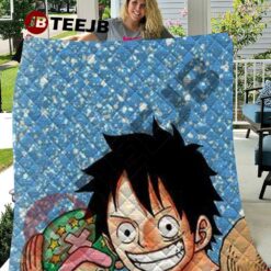 Funny One Piece Manga Christmas 12 Quilt