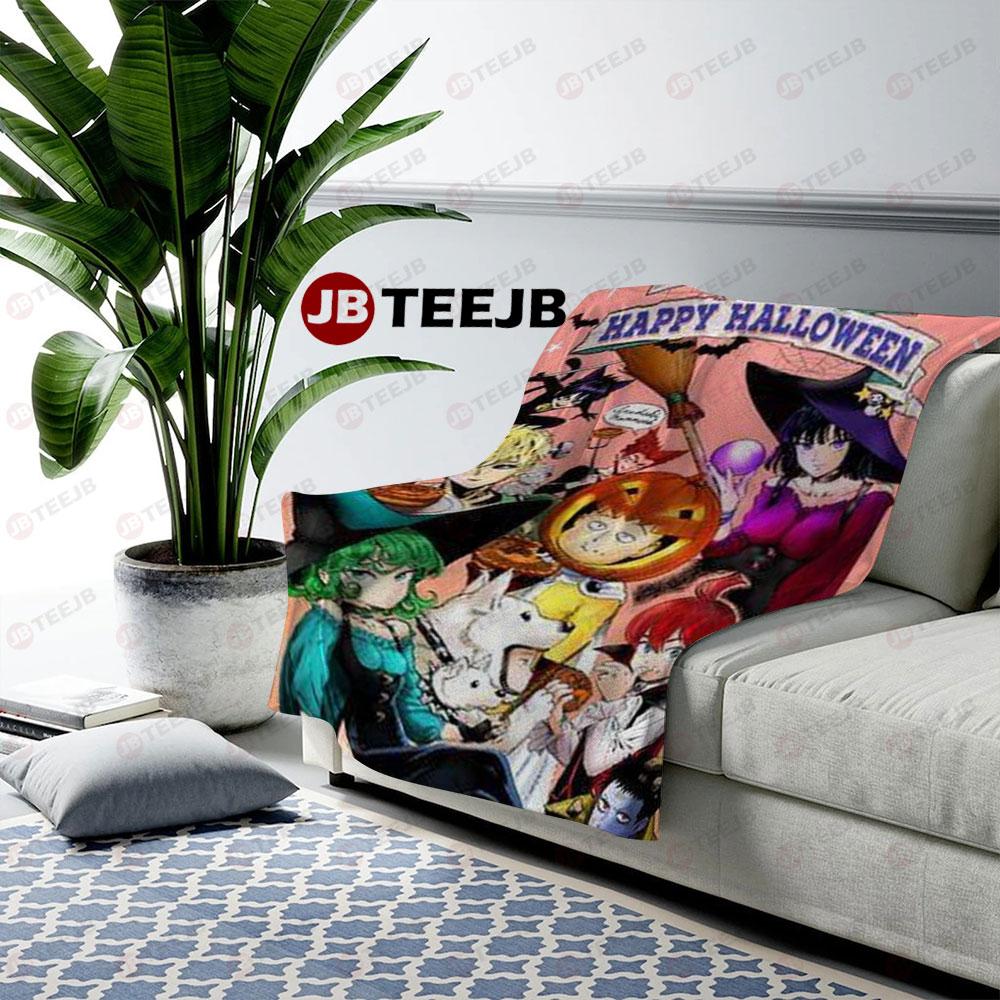 Funny One-Punch Man Anime Christmas 1 US Cozy Blanket