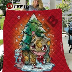 Funny Pokémon Christmas 04 Quilt