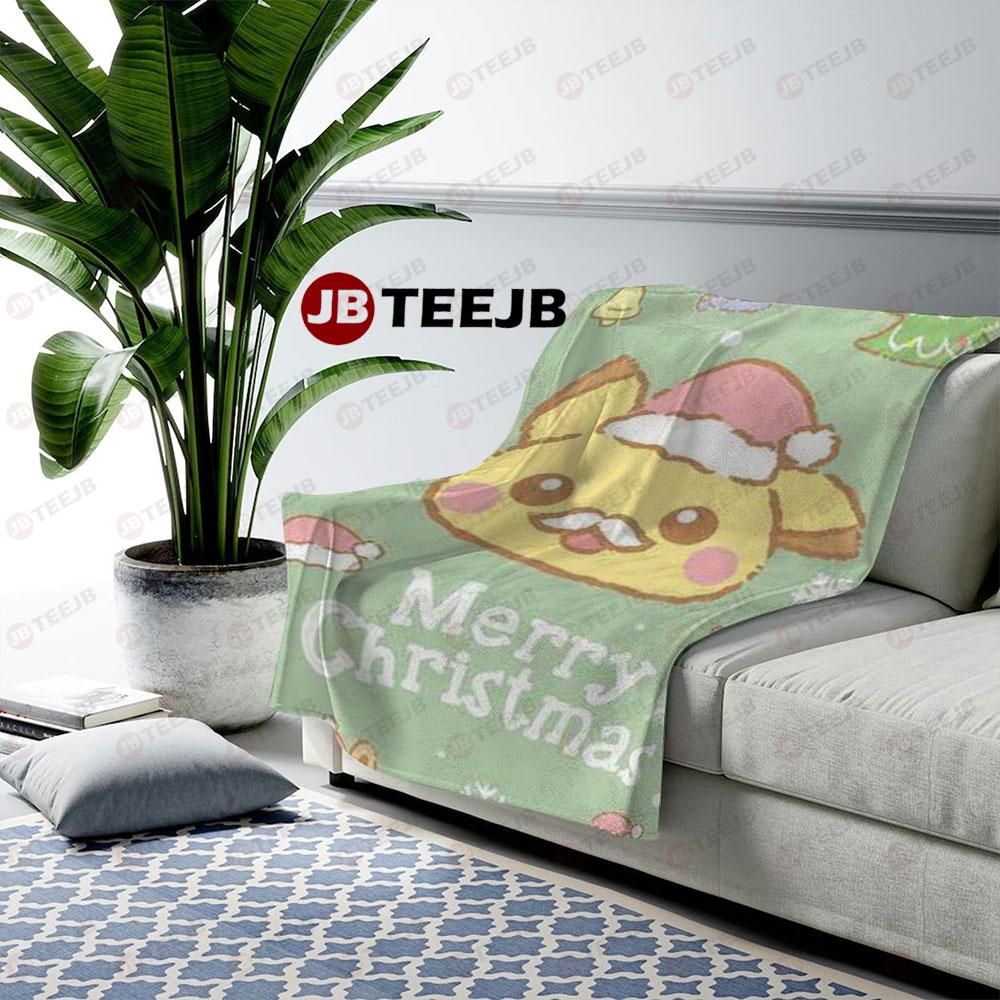 Funny Pokémon Christmas 11 US Cozy Blanket