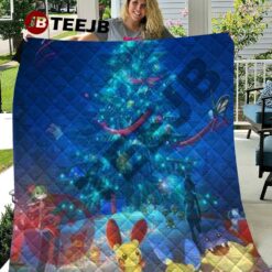 Funny Pokémon Christmas 13 Quilt