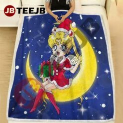 Funny Sailor Moon Christmas 04 Blanket