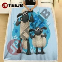 Funny Shaun The Sheep The Flight Before Christmas 07 Blanket