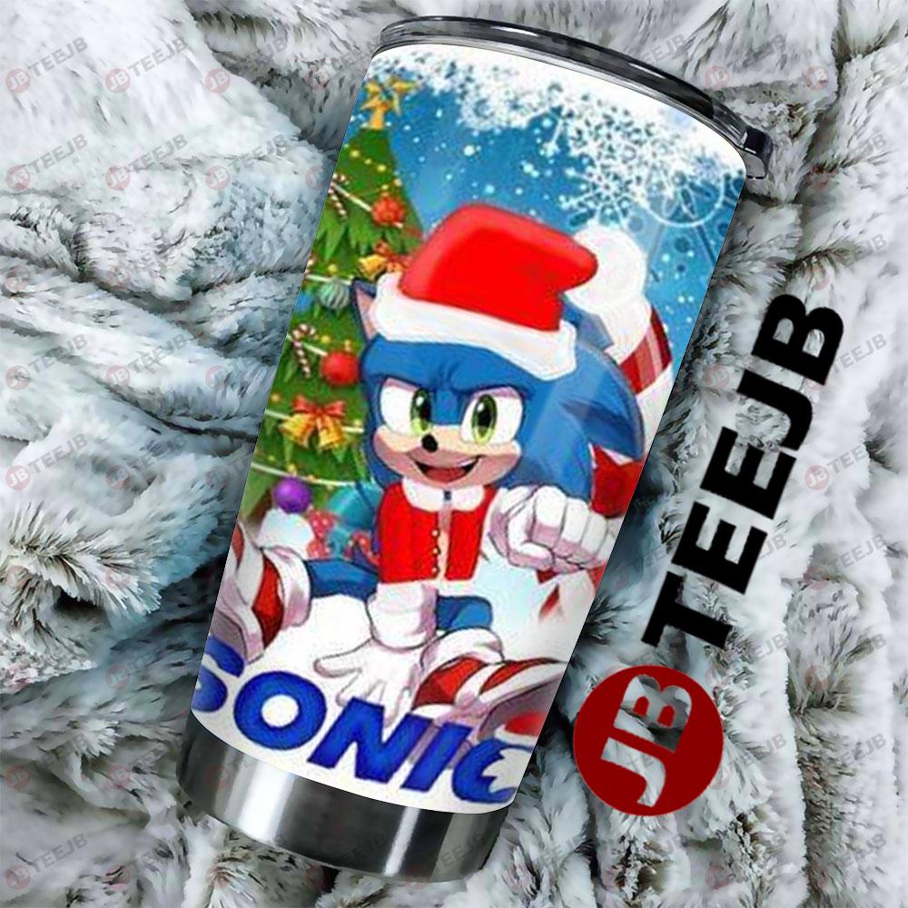 Funny Sonic The Hedgehog Christmas 5 Tumbler