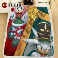 Funny Sonic The Hedgehog Christmas 7 Blanket