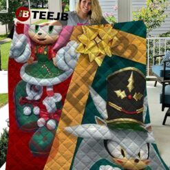 Funny Sonic The Hedgehog Christmas 7 Quilt