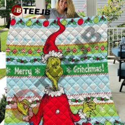 Merry Grinchmas Ugly Pattern Quilt