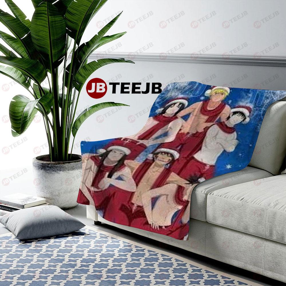 Naruto Manga Christmas 10 US Cozy Blanket