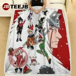 Naruto Manga Christmas 18 Blanket