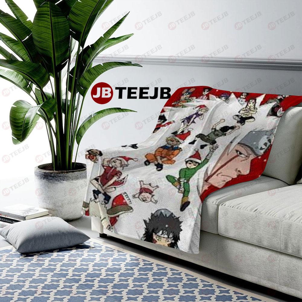 Naruto Manga Christmas 18 US Cozy Blanket