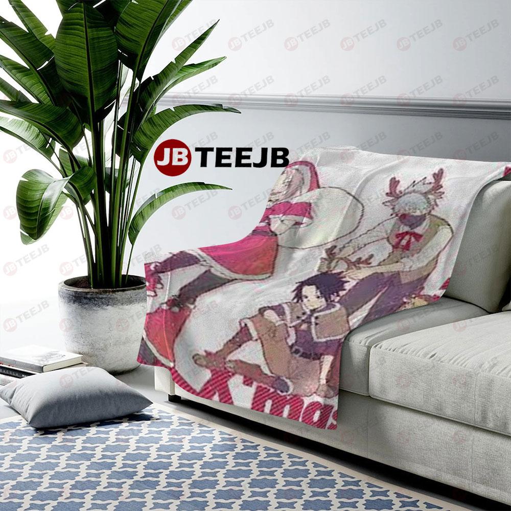 Naruto Manga Christmas 35 US Cozy Blanket