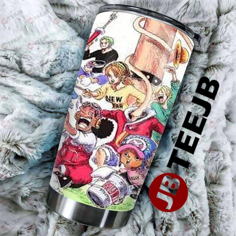 One Piece Manga Christmas 20 Tumbler