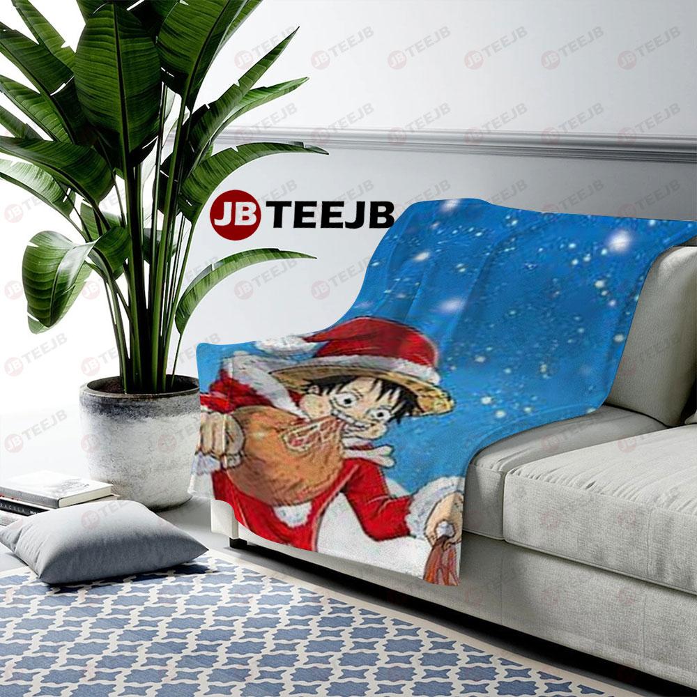 One Piece Manga Christmas 24 US Cozy Blanket