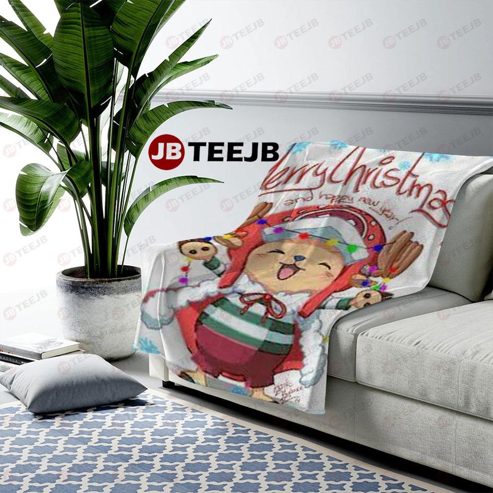 One Piece Manga Christmas 30 US Cozy Blanket