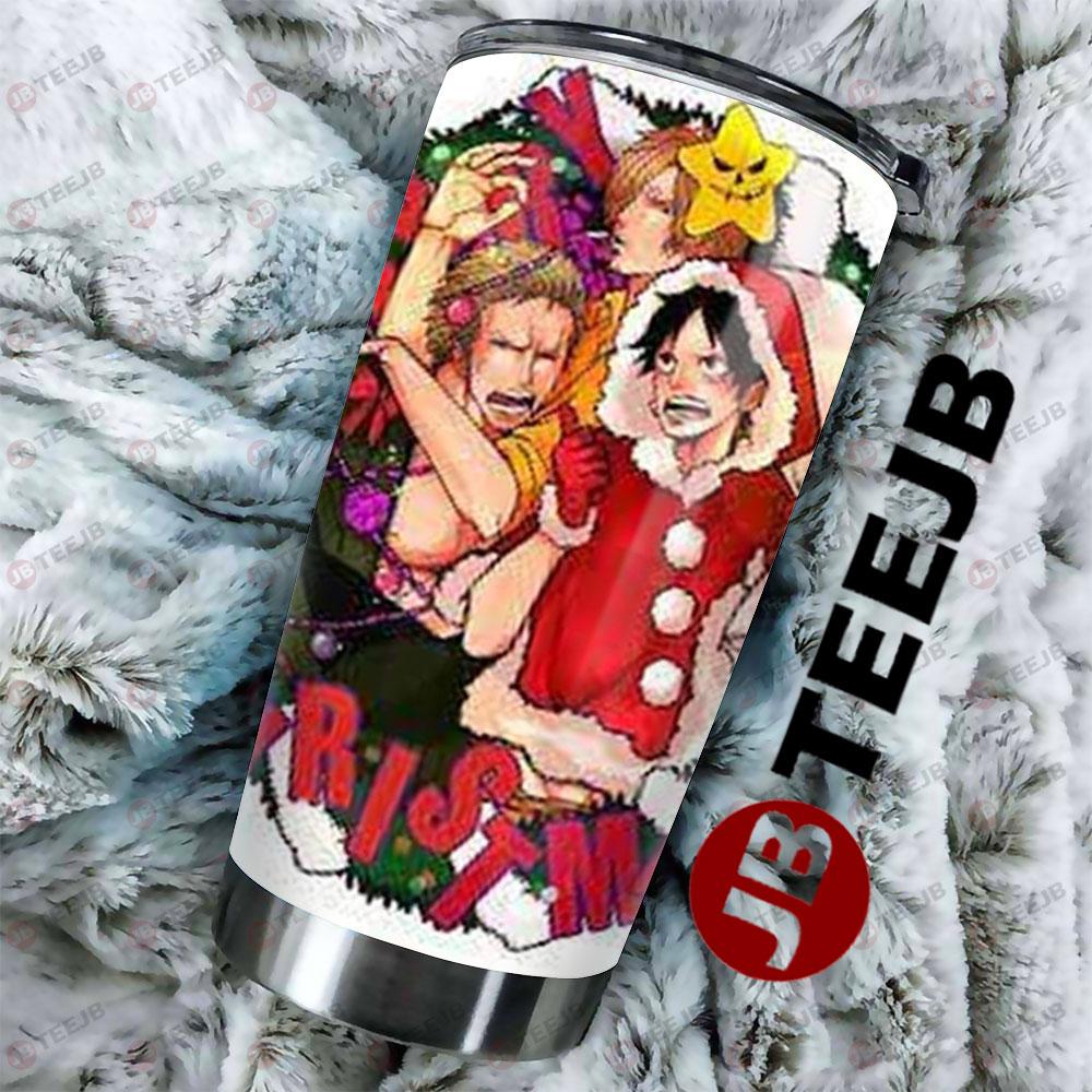 One Piece Manga Christmas 40 Tumbler