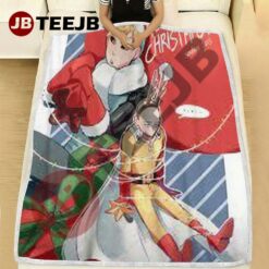 One-Punch Man Anime Christmas 05 Blanket