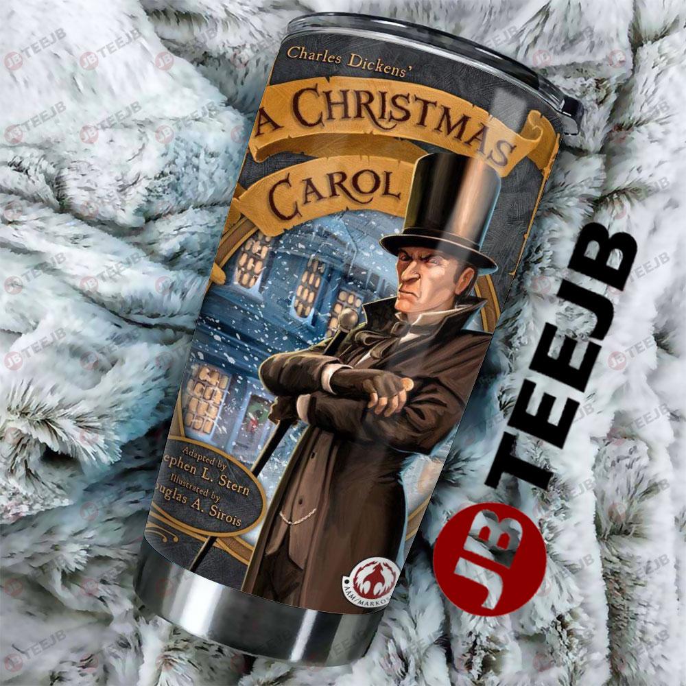 Retro Anime Scrooge A Christmas Carol Tumbler