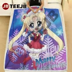 Sailor Moon Christmas 01 Blanket