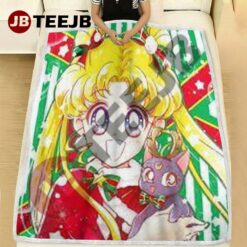 Sailor Moon Christmas 10 Blanket