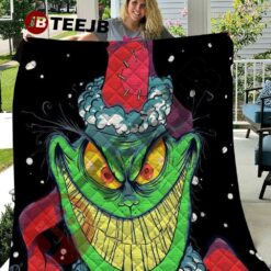 Scary Grinch Quilt