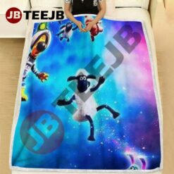 Shaun The Sheep The Flight Before Christmas 5 Blanket